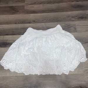 White skirt